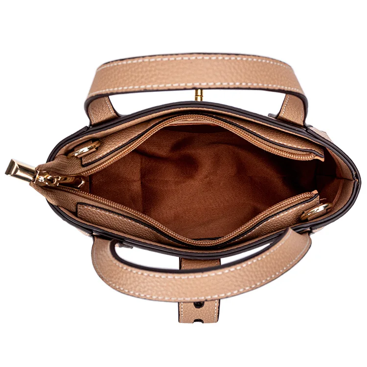 Factory Custom Zipper Womens Handbags Multipurpose Ladies Crossbody Bags PU Leather Womens Tote Bags Shoulder Bags