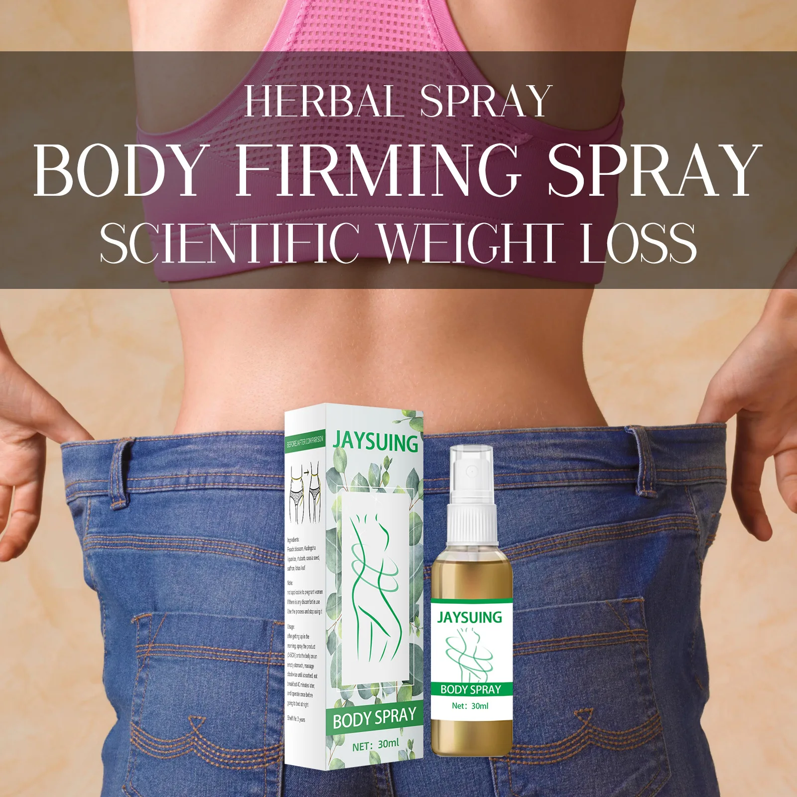 Wholesale Custom Packaging Logo Body Firming Slim Extreme Skin Tightening Slimming Weight Loss Slimming Spray