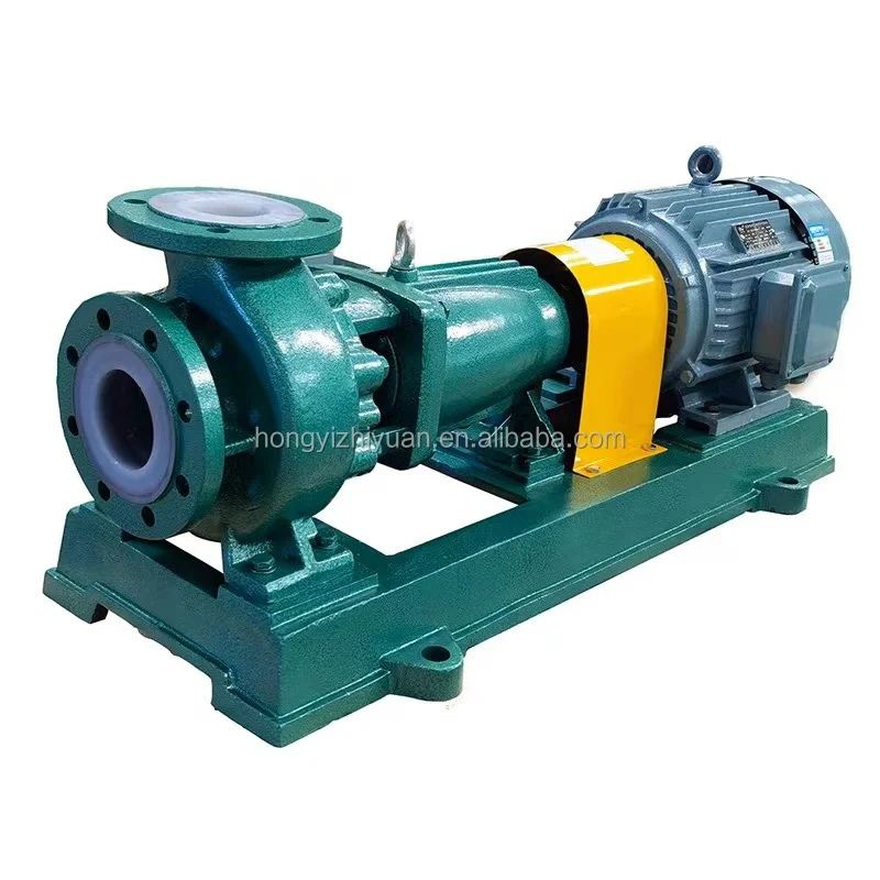 IHF Series Fluorine Plastic Corrosion Resistant Centrifugal Chemical Pump Lined  Centrifugal pump