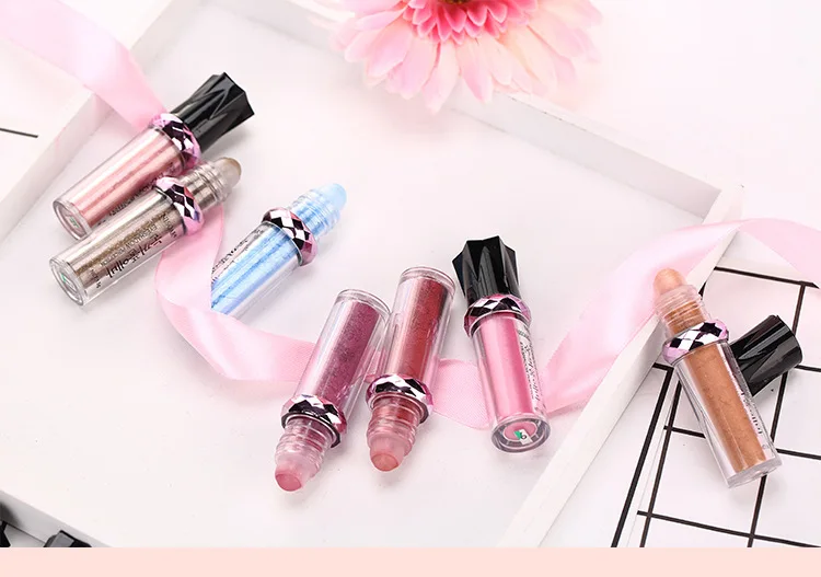 Бесплатная доставка/реализуете прямые поставки, Накручивающийся депилятор, однотонные кружевные шелковые трусики перламутрового оттенка, Накручивающийся депилятор, тени для век освещения с блестками для сцены для макияжа 16 видов цветов