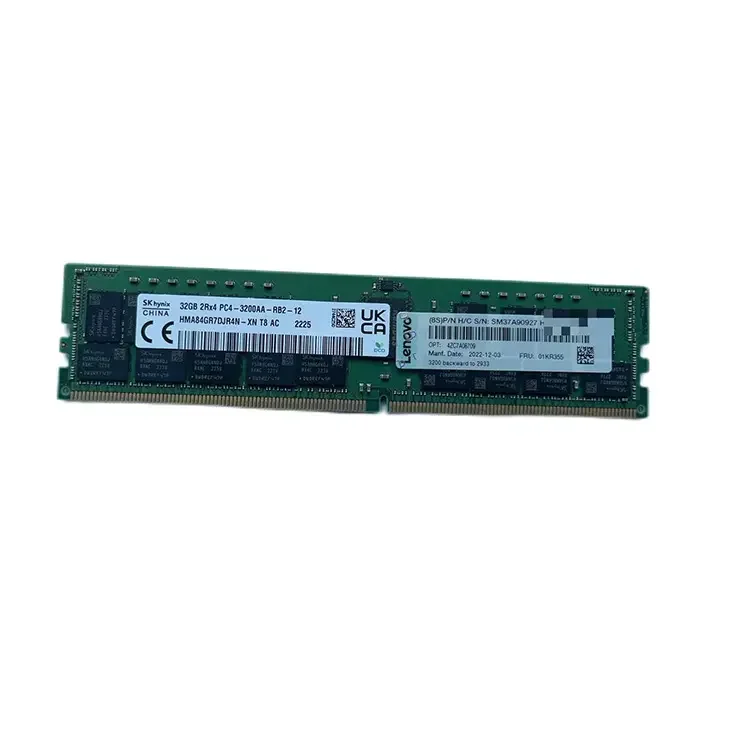 RAM 01DE973 7X77A01303 16GB DDR4 2666 2RX8 PC4-2666V REG ECC Server Memory With High Quality Fast Ship