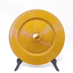 13Inch Gold Borosilicate Glass Plastic Wedding Decorative Charger Plate