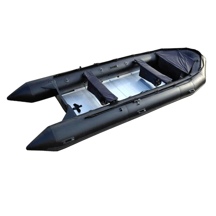 2.3m -7m foldable aluminum floor PVC inflatable boat