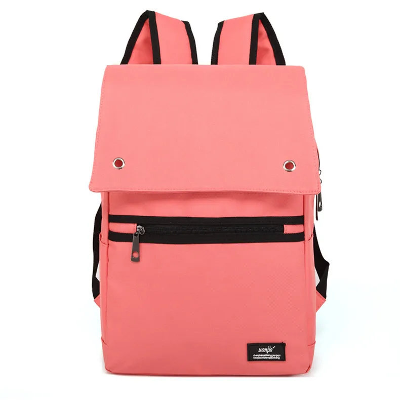 NEW Large Capacity Teenager Girls Boys Student School Bags Korea Style Canvas Bags Black Blue Backpacks