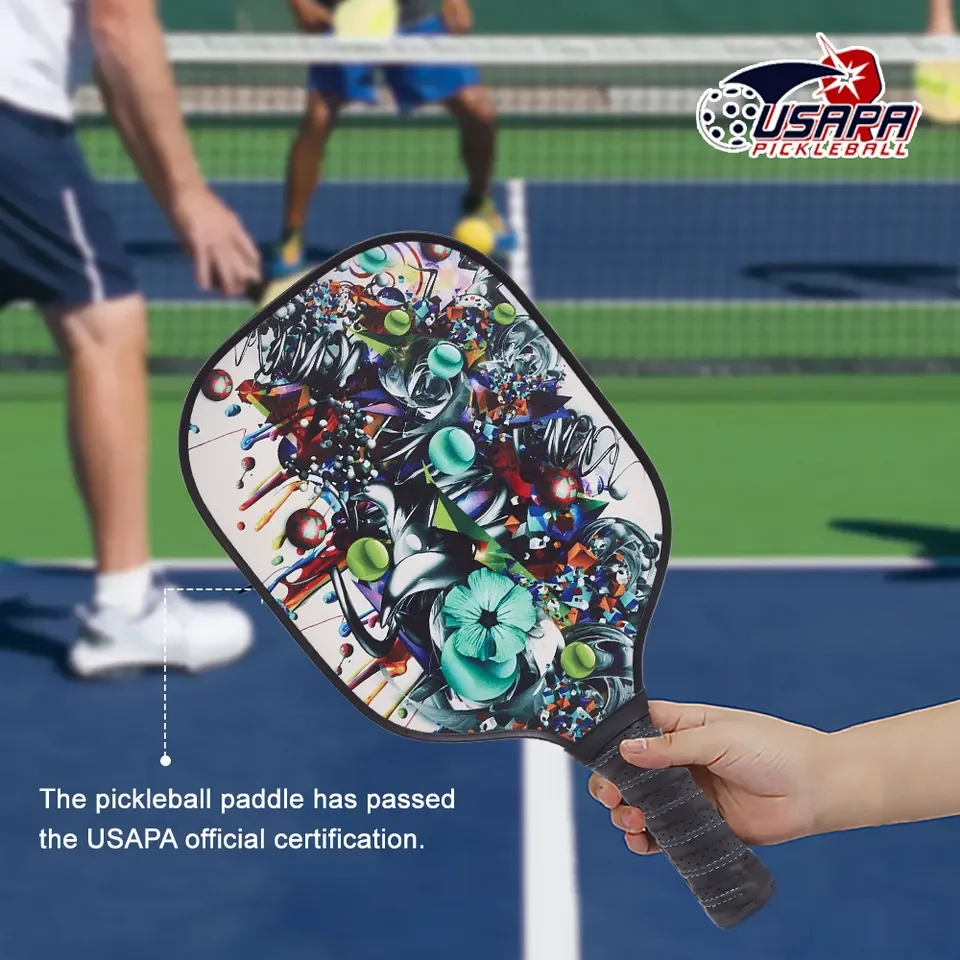 OEM Customized Pickleball Paddle The New colored carbon fiber pickleball paddles set