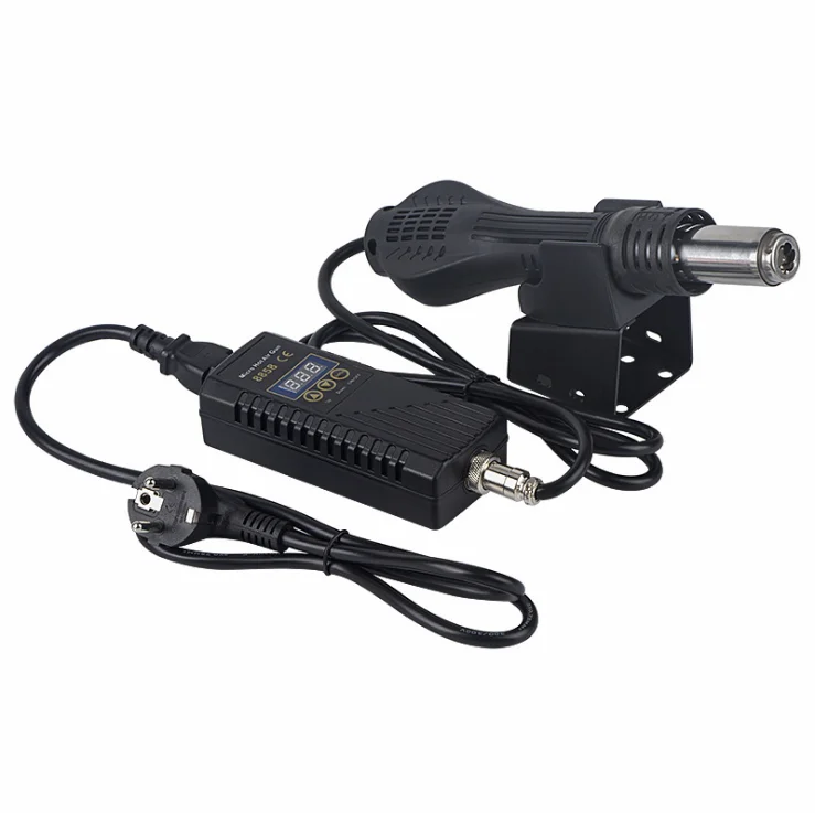 8858 станция для распайки горячим воздухом 110V220V цифровой дисплей SMD инструмент ремонта мобильных телефонов 26x17x9 см картонная коробка OEM ODM