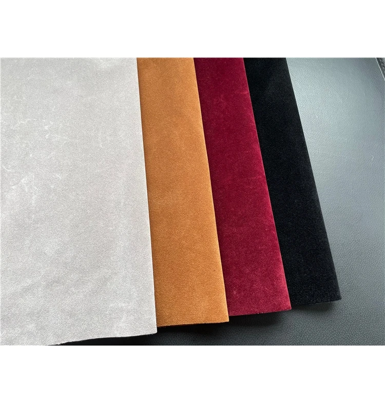 Hot Sale Factory Direct Flocked Upholstery Viscose Flock Shoe Nylon Spandex Flocking Mesh Fabric