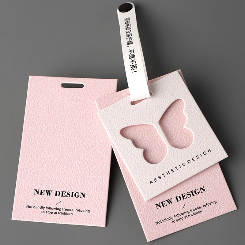 Factory Direct Sales Free Design Garment Label Tag Customized Logo Clothing Label Products Hang Tags For Clothing