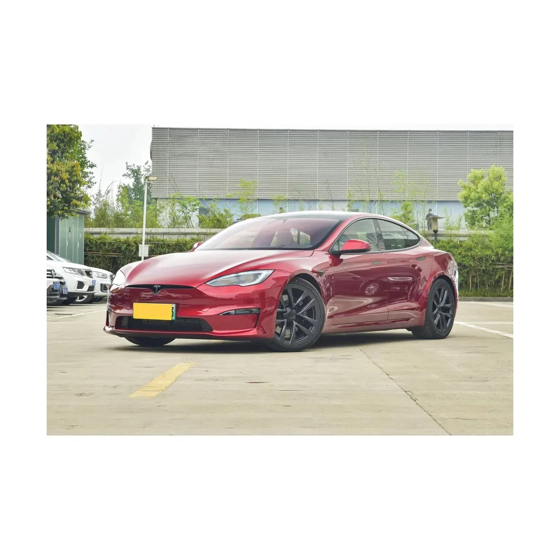 Tesla Model S электромобиль 332 км/ч Тройная литиевая батарея 5 дверей мест Новый энергетический автомобиль