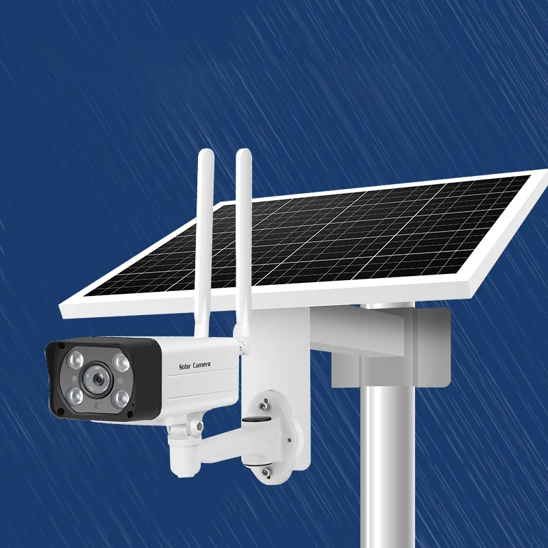 Solar Rechargeable Camera For 365 Days Monitoring Without Electricity And Internet