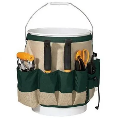 Garden Bucket Caddy Apron Garden Tool sets Garden Tote Bags
