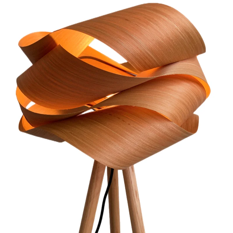 New design Indoor Floor wood Lamp Handmade Light Living Room Bedroom Nordic luxury Hot Selling Standing Lamp