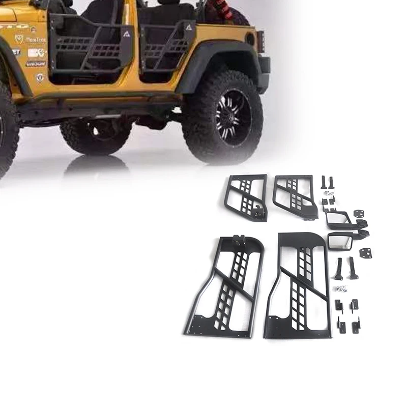 Car Accessories Door Carbon Steel Pipe Car Front Rear Doors Half Door For Jeep Wrangler Jk