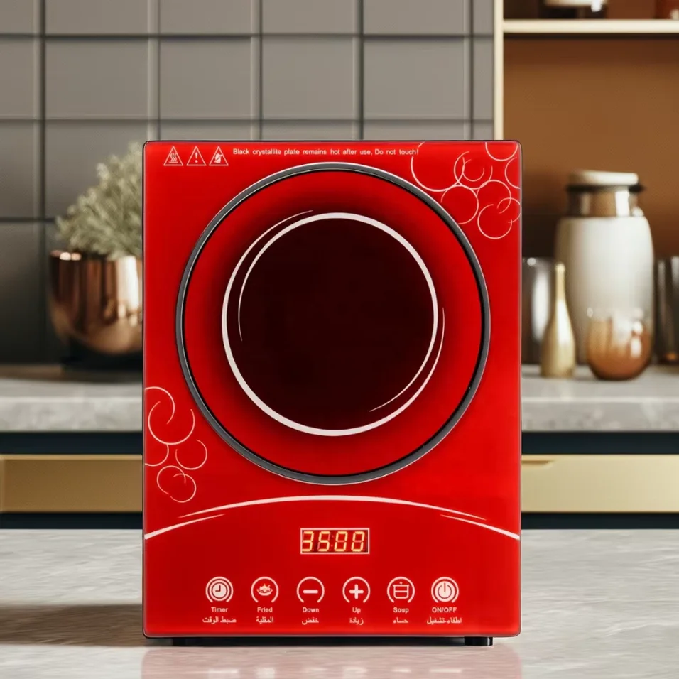 Single Burner Comercial Infrared Electric Induction Hot Plate Stove Cooktop Induction Cooker With Colorful Design 3500W