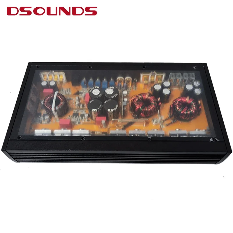 Monoblock car amplifier HIFI style Powerful car audio amplifier Class D 1600watts for car subwoofer