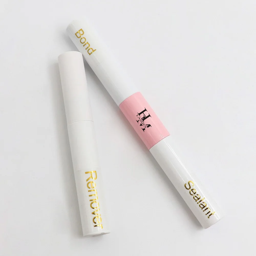 2 In 1 5Ml Vegan Waterproof 10 Day Diy Lash Cluster Glue Private Label Eyelash Bond And Seal Remover Strong Cluster Lash Glue
