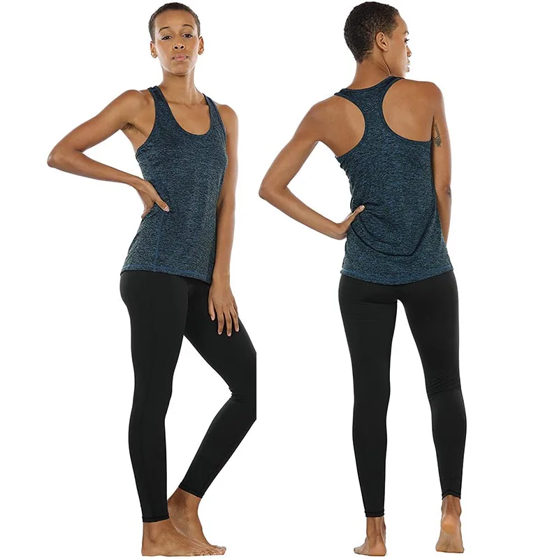 Wholesale Custom gym workout singlets Quick Dry Women yoga tank top ladies Crop Tops Customized