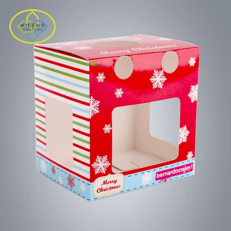 Wholesale Eco Friendly Custom Logo Corrugated Packaging Gift Paper Christmas Box