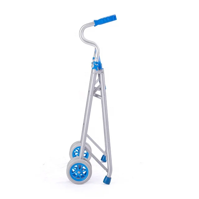 Folding Rollator Walker Economical Disable Walker Rollator Aluminum Adjustable Walker For Seniors