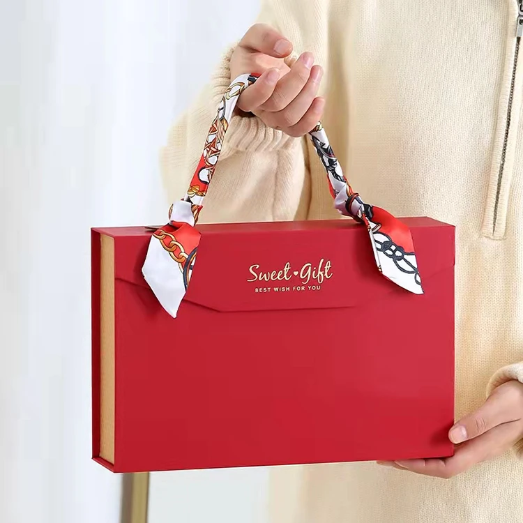 custom logo box printed large package gifting wedding gift box packaging with logo