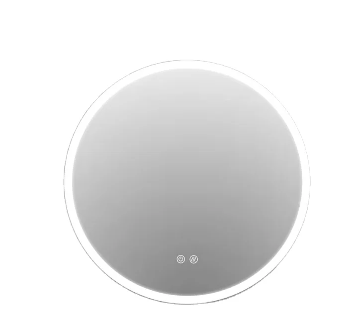 IP44 бескаркасные круглые светодиодные зеркала с подсветкой 3х увеличением для создания