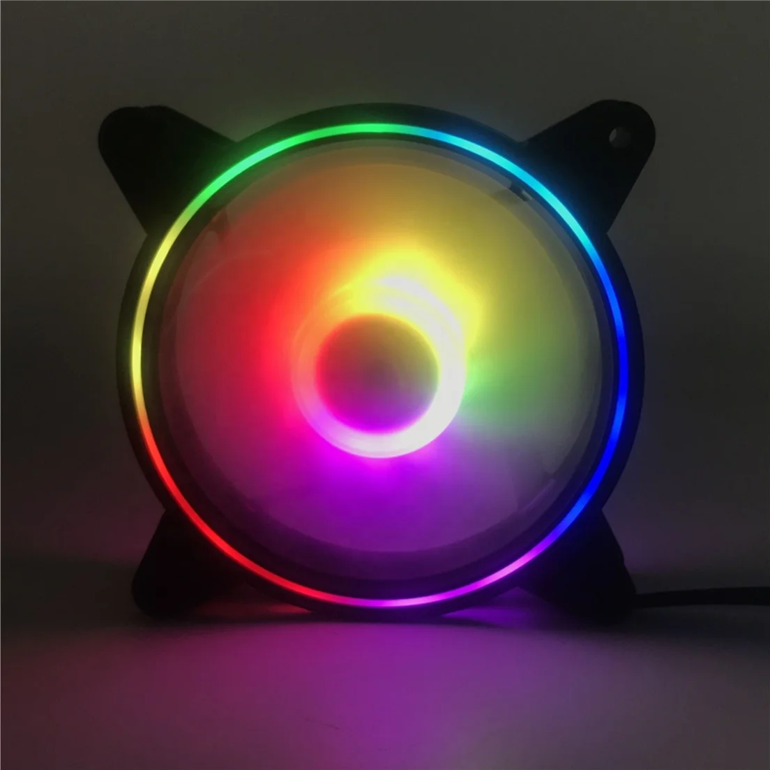 Cool design gaming pc case rgb fan 120mm 12v