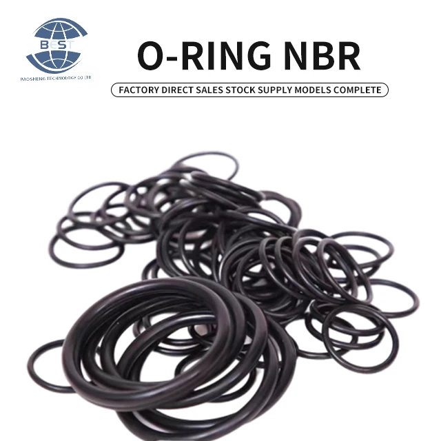Strong manufacturers first-hand supply, can customize the size of high elasticity of nitrile rubber O-ring