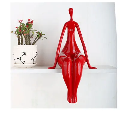 Abstract Female Nude Figurine Minimalist Resin Body Art Sculpture Model Statuette Gift and Craft Decoration Ornament Desktop