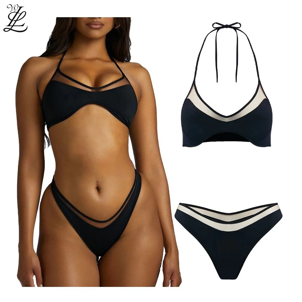 2024 Custom Logo Private Label Oem Custom Swimwear Bikini Manufacturer High Quality One Piece Swimsuits For Women