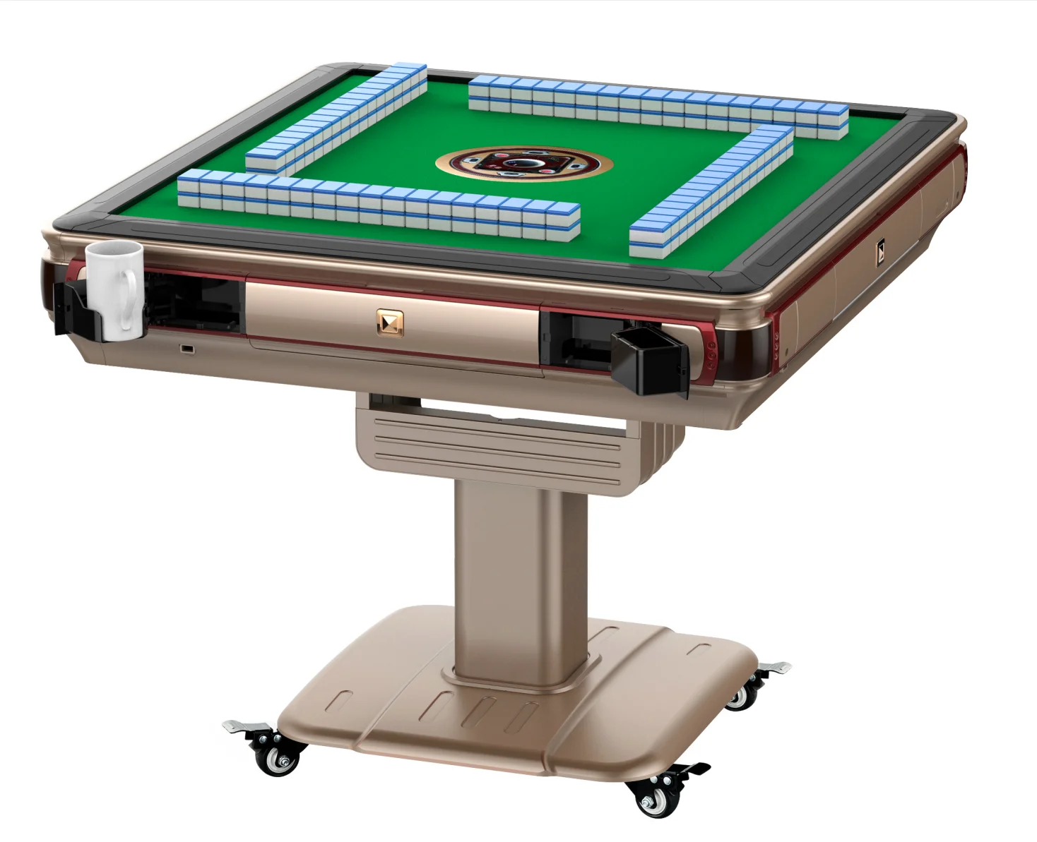 Stylish modern minimalist luxury mahjong table set home automatic folding mahjong table