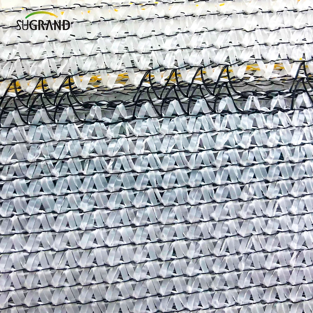 shade net 40% agriculture greenhouse  beautiful in color white shade net cloth