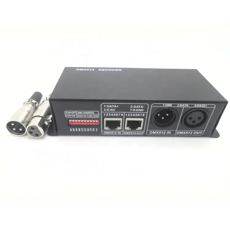  Водонепроницаемый Контроллер IP67 DMX 12 В 24 в RGB RGBW Светодиодная лента DMX512