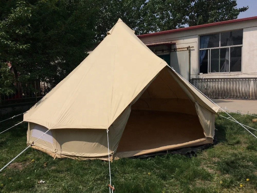 Outdoor Fireproof Canvas Glamping Tent Flame Retardant Tent for Adventure Travel