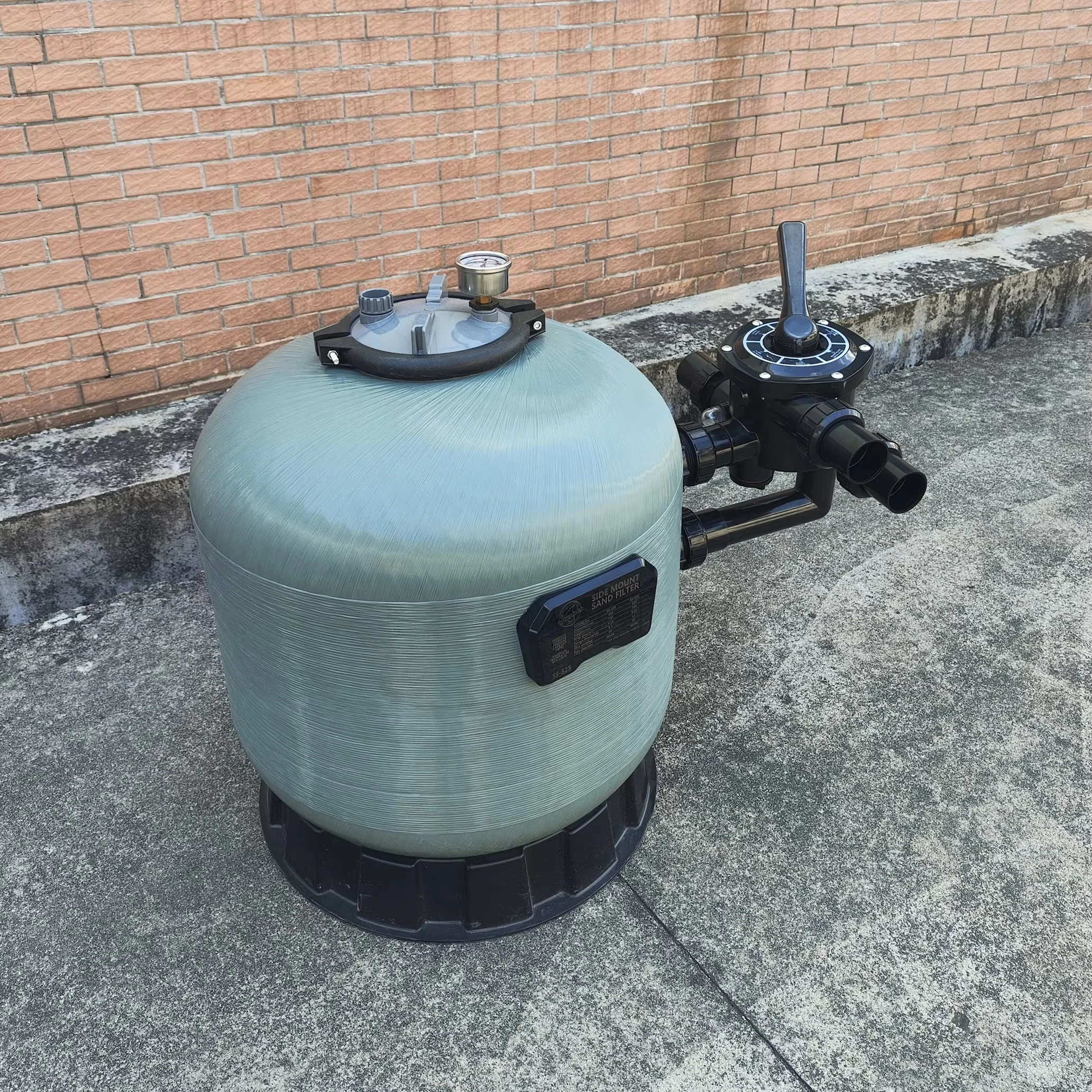 Wholesale Home & Commercial Side-Mount High Quality Fiberglass Sand Filter for Swimming Pool accessories