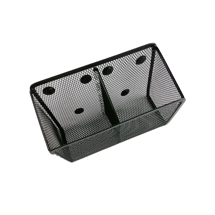 Metal wire mesh magnetic pen holder with magnets Home or Office