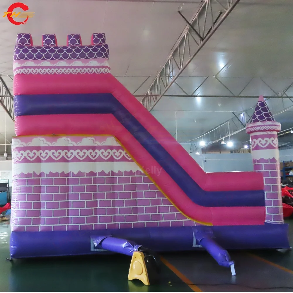 Free Door Shipping 7x4m Pink Princess Inflatable Bouncer Playground Commercial Bouncy Castle with Slide for Sale