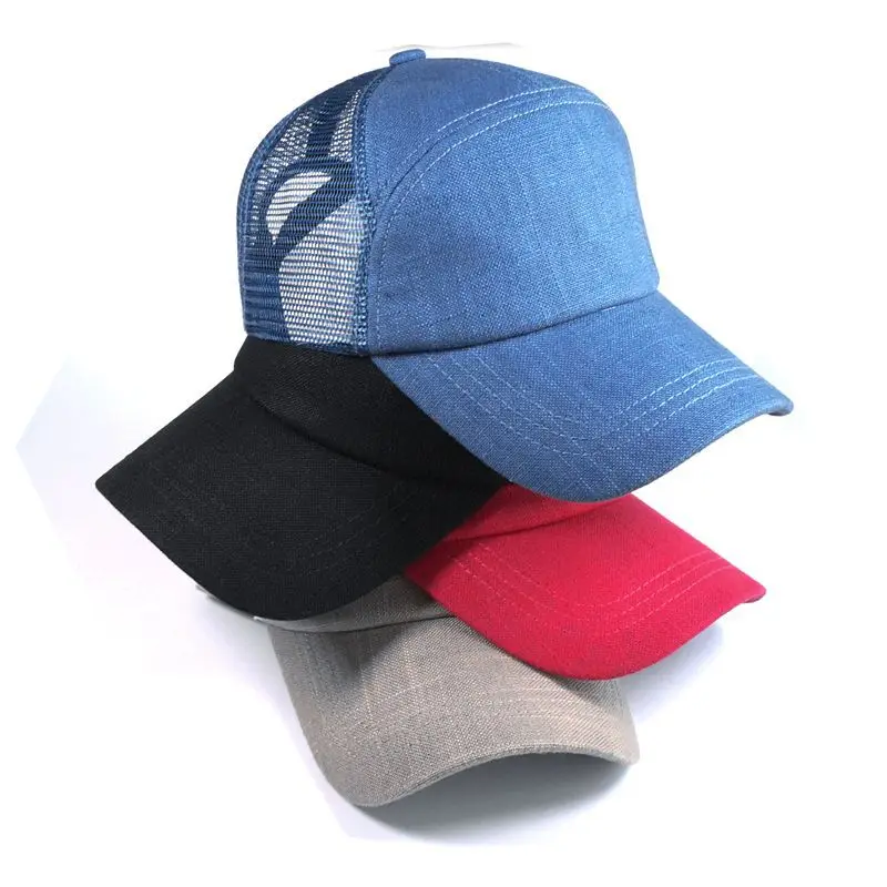 wholesale baseball caps china high quality fashion black red and blue mesh baseball cap