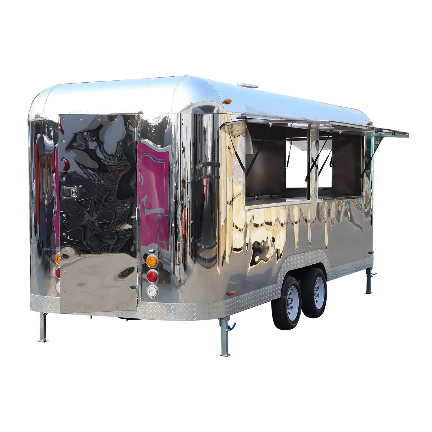 Mobile used food carts for hot dog coffee caravan trailer fast food kitchen trailers from uk