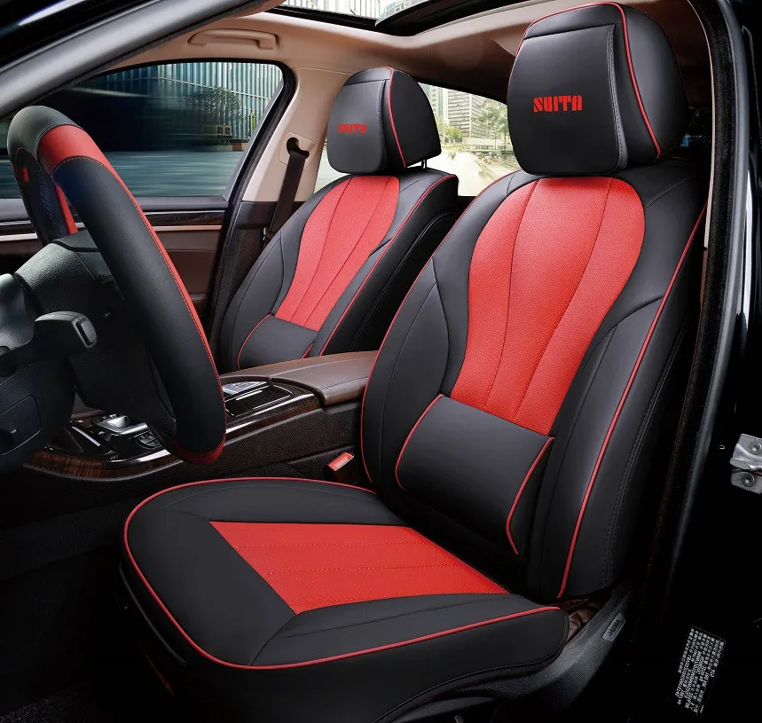 
New style non-slip luxury car seat covers with waist pillows 