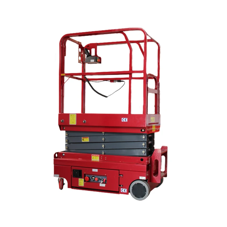 JCPT Series Hydraulic Scissor Lift 3m 4m Electric Dc Battery Powered Mini Self Propelled Aerial Working Platform For Sale