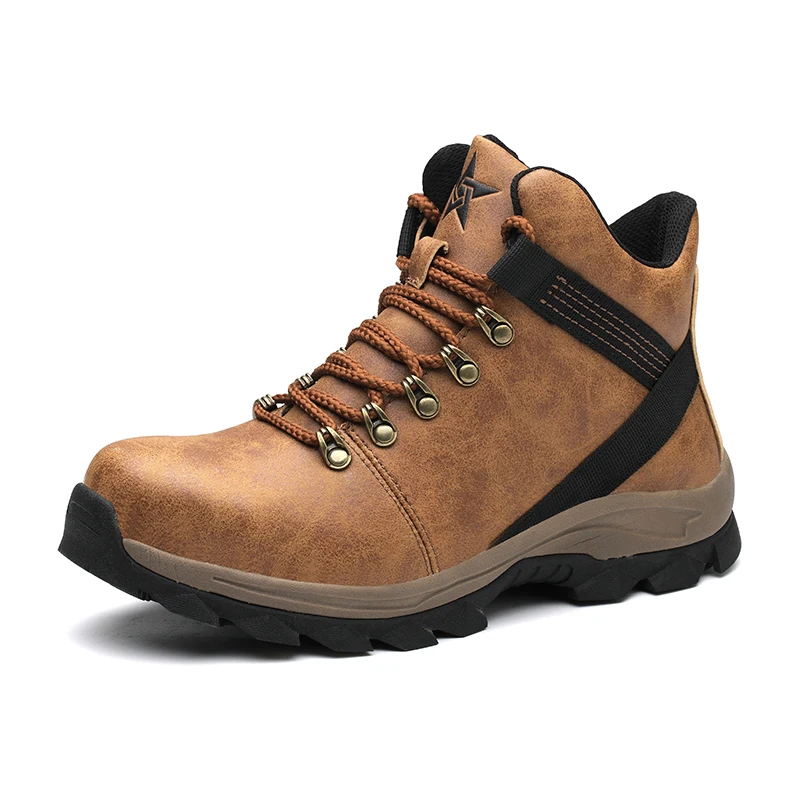 2021 Fashion safety shoes Wear-resistant and non-slip Boots Anti-smashing and workmans safety shoes
