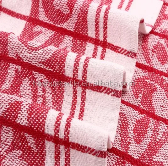 Custom cheap wholesale cotton yarn dyed plaid kitchen tea towel