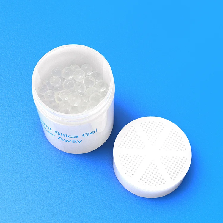 Silica Gel Desiccant Capsule Plastic Canister Silicon Dioxide Adsorbent Dry Plus