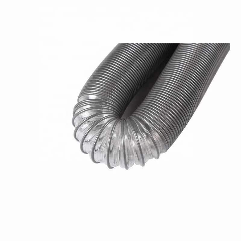 10mm 200mm Spiral Flexible PVC Strech Corrugated Pipe Vacuum Cleaner Hose