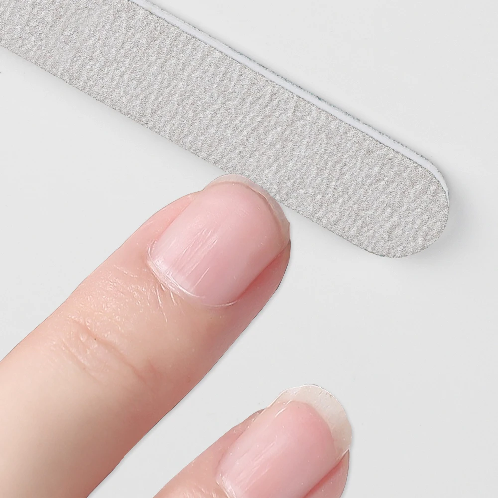 1000Pcs/Case Professional Wholesale Nail Manicure Tool 2 Sides Zebra Regular Nail File Set For Nail Beauty