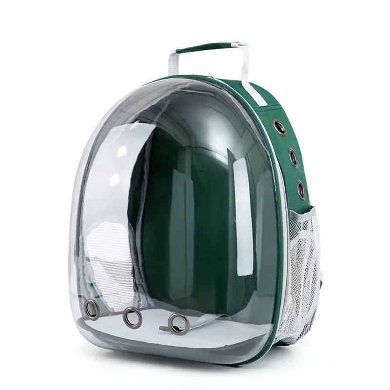24 Outdoor Travel Expandable Backpack Pet Carriers Mesh Breathable Space Capsule for Cats Puppies Zipper Close Style Birds Dogs