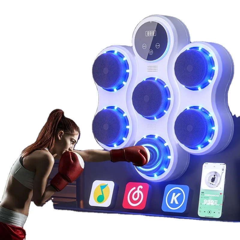 Smart Beat Rhythm Reaction Training Bluetooth Music Boxing Machine Boxing Target