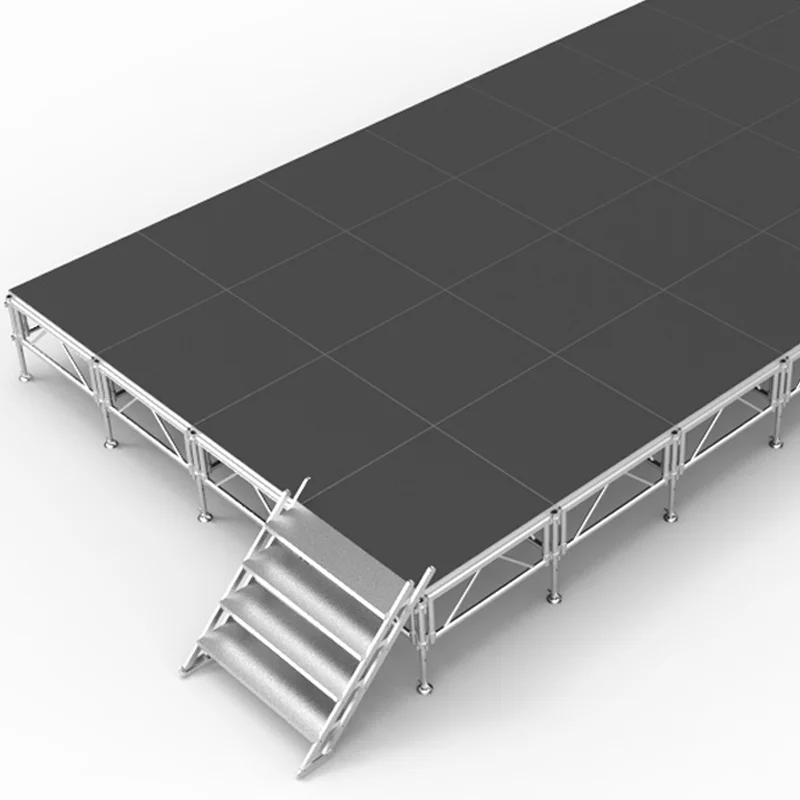 Outdoor aluminum stage platform mobile stage trailer dj professional stand stage moduler decks