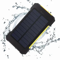 wholesale waterproof solar power bank 10000mah portable power bank  Charging Watch Charger for Iphone Compatible
