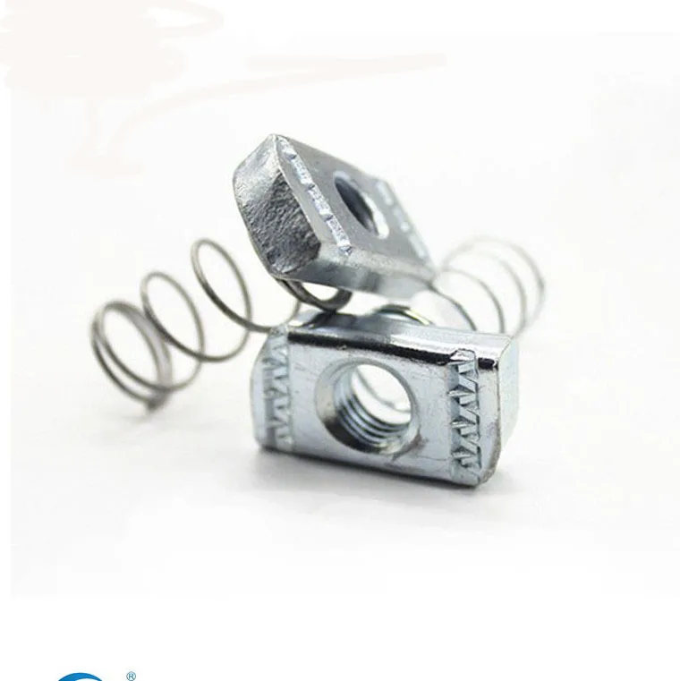 M8*6mm Long Channel Nut with 40mm Length unistrut nut spring short spring nut